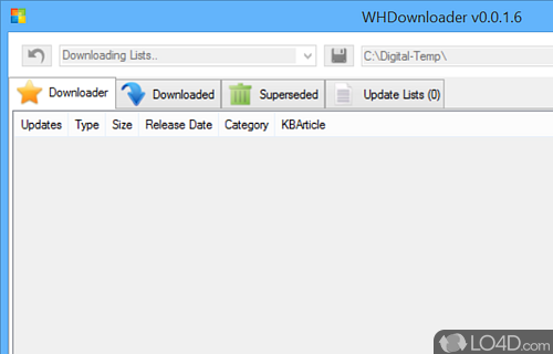 WHDownloader screenshot