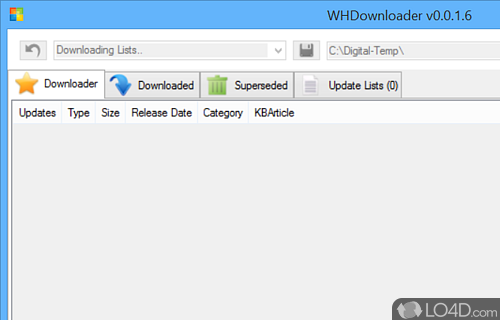 WHDownloader Screenshot