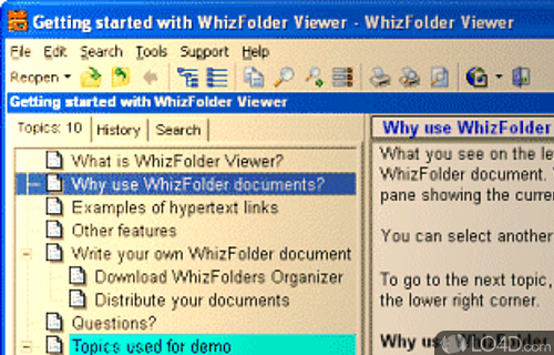 Screenshot of WhizFolders Organizer Pro - A clean and comprehensive interface