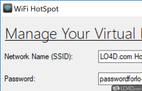 WiFi HotSpot Screenshot