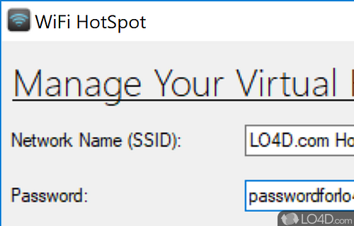 WiFi HotSpot Screenshot