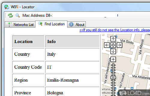 WIFi Locator Screenshot