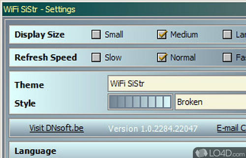 WiFi SiStr Screenshot