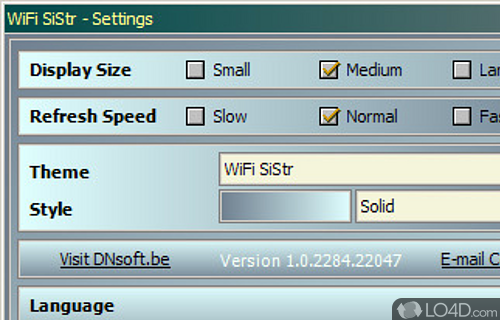 WiFi SiStr Screenshot