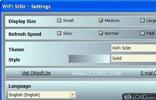 Screenshot of WiFi SiStr - A free Communication program for Windows