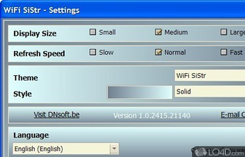 WiFi SiStr Screenshot