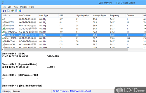 WifiInfoView 2.90 free