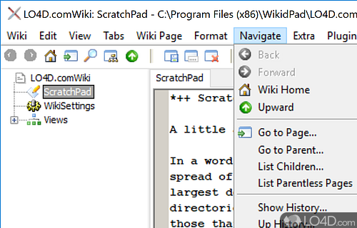 wikidPad screenshot