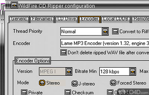 WildFire CD Ripper Screenshot