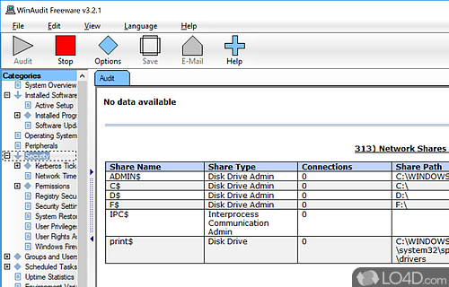 Analyse in detail your software and hardware - Screenshot of WinAudit