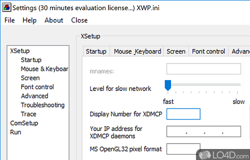 WinaXe Windows X Server screenshot
