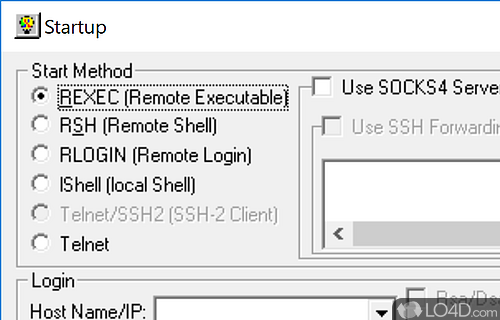 User interface - Screenshot of WinaXe Windows X Server
