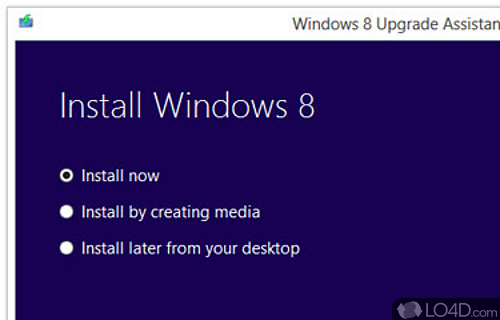 Screenshot of Windows 8 Upgrade Assistant - Check if system is ready for Windows