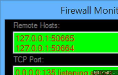 Windows Firewall Console Screenshot