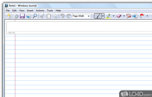 Windows Journal Viewer Screenshot