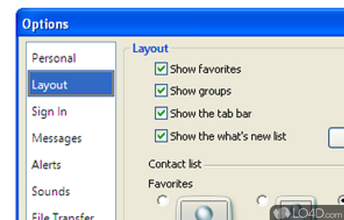 Windows Live Messenger Screenshot