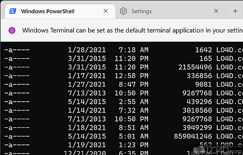 Windows Terminal Screenshot