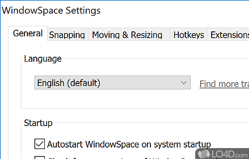 Manage multiple windows on widescreen or multi-monitor displays - Screenshot of WindowSpace