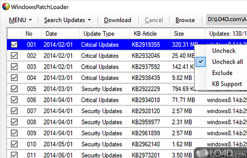 Clean feature lineup - Screenshot of WindowsPatchLoader