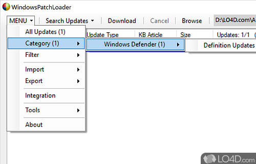 An overall efficient tool - Screenshot of WindowsPatchLoader