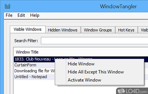 WindowTangler screenshot