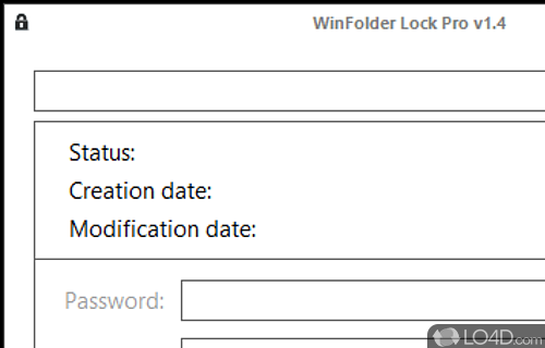 WinFolder Lock Pro Screenshot