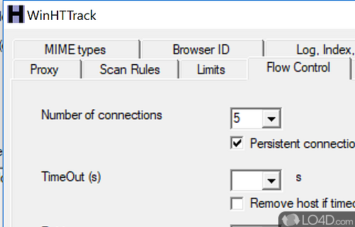 WinHTTrack screenshot