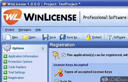 WinLicense Screenshot
