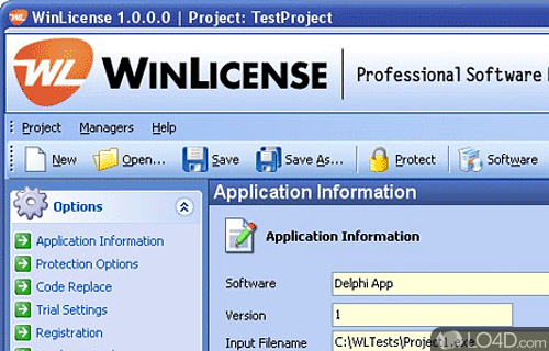 WinLicense Screenshot