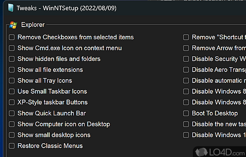Attach or detach VHDs - Screenshot of WinNTSetup