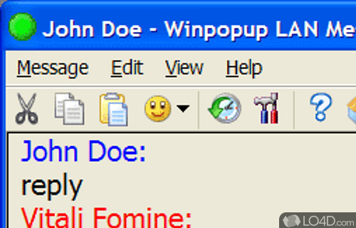 Winpopup LAN Messenger Screenshot