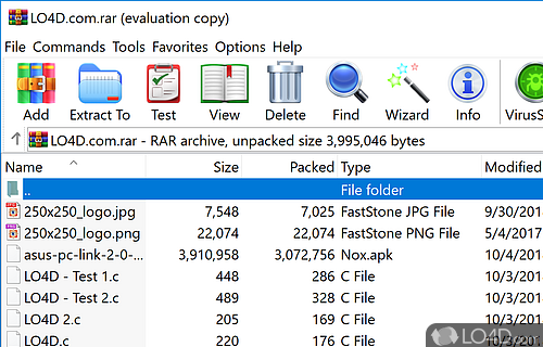 WinRAR Screenshot