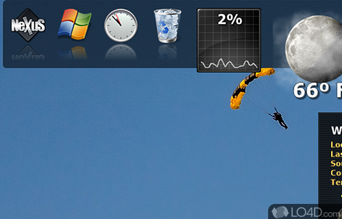 Winstep Nexus Dock Screenshot