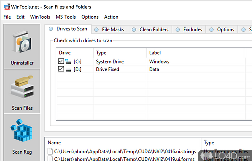 Network settings - Screenshot of WinTools.net