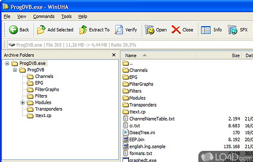 WinUHA Screenshot