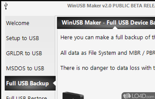 ISO image - Screenshot of WinUSB Maker