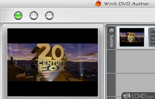 Three-step process - Screenshot of WinX DVD Author