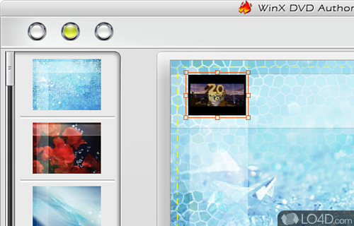 DVD burner software - Screenshot of WinX DVD Author