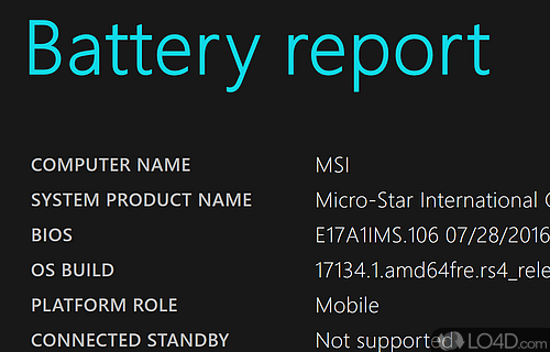 View detailed info about battery - Screenshot of WiRE Battery Lifemeter