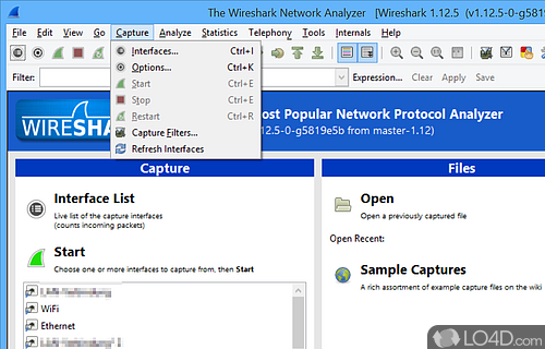 Wireshark - Screenshot of Wireshark Portable