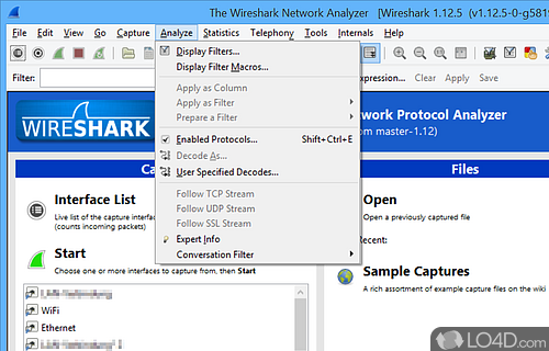 Wireshark Portable version - Screenshot of Wireshark Portable
