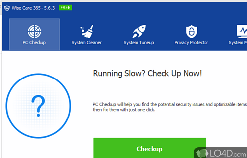 Complete PC tweaking and optimization suite that can help you find and fix errors - Screenshot of Wise Care 365