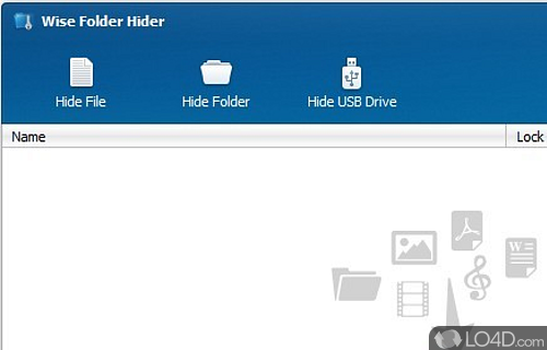 Screenshot of Wise Folder Hider - Quick deployment on your system