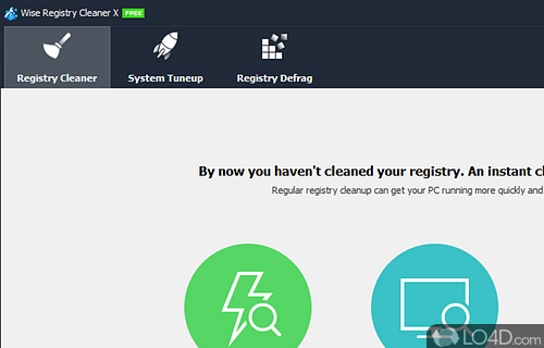 Optimize computer's performance, the Windows registry - Screenshot of Wise Registry Cleaner Free