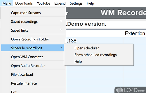 WM Recorder Screenshot