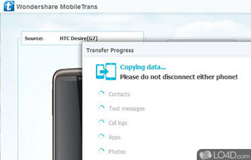 Wondershare MobileTrans Screenshot