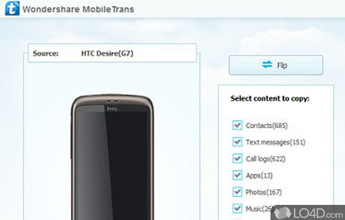 Wondershare MobileTrans Screenshot