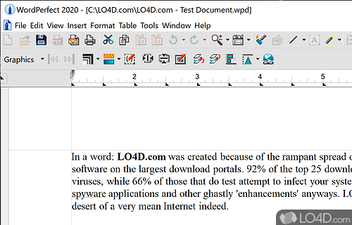 WordPerfect Office Screenshot