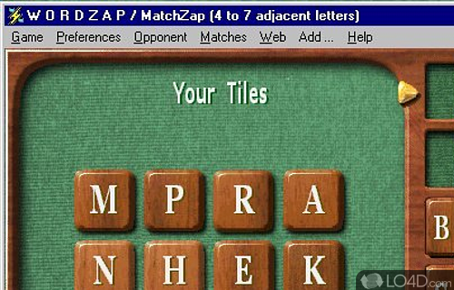 Screenshot of WordZap Deluxe - Fast paced word puzzle game