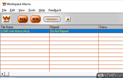 Workspace Macro screenshot